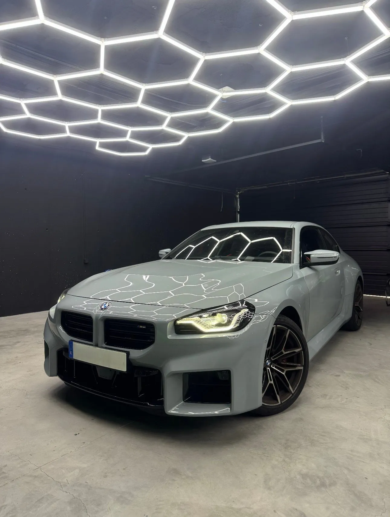 BMW M2 antes — brillo de fábrica